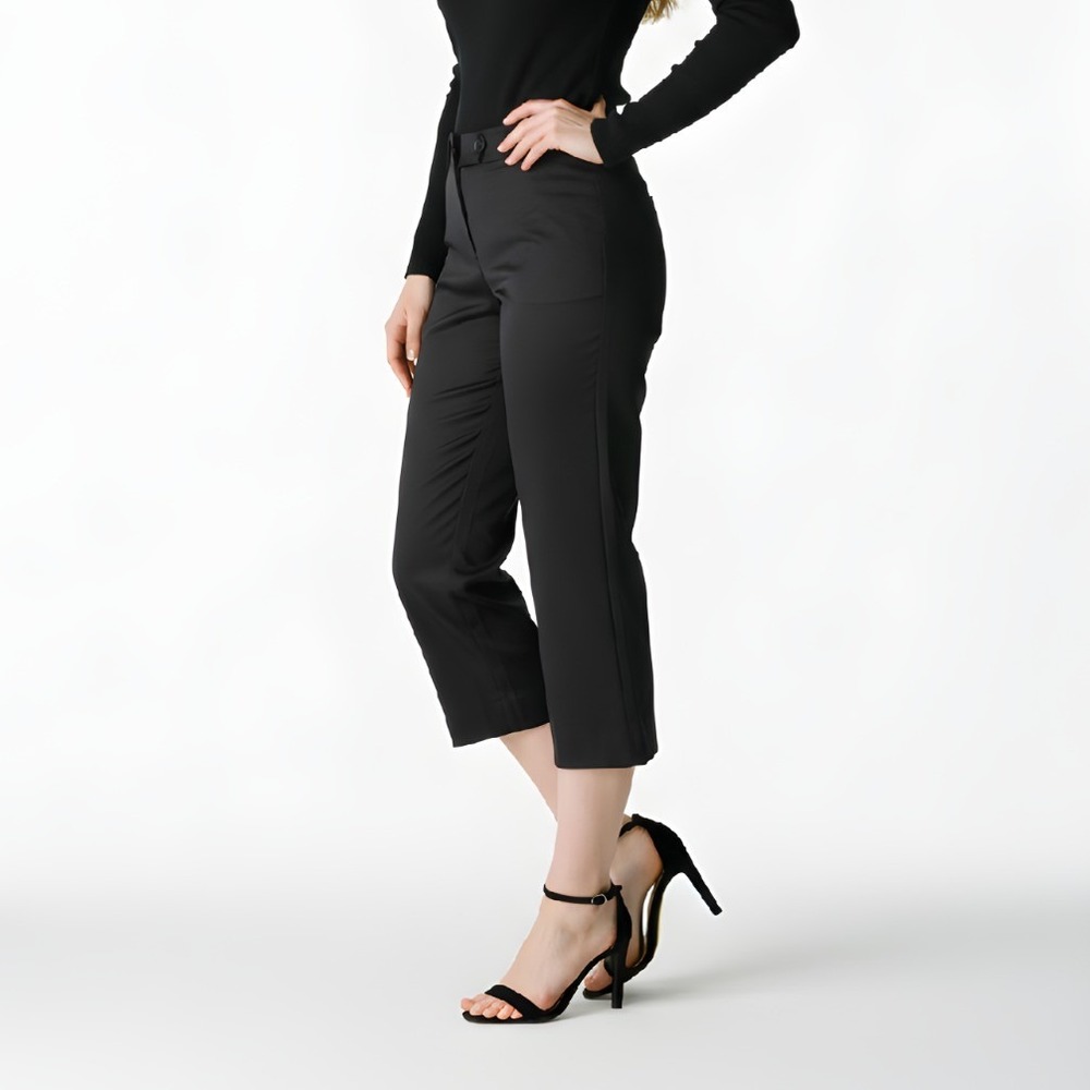 Black Stretchy Work Pants by‎ Worthington 8P